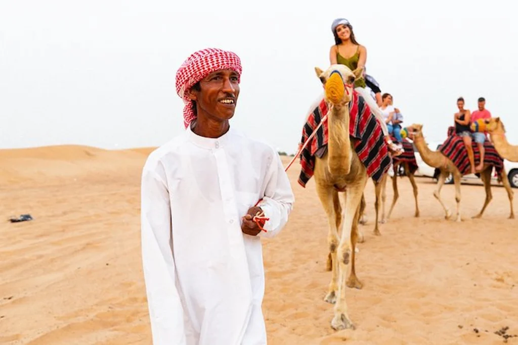 Camel Ride Safari into the Desert